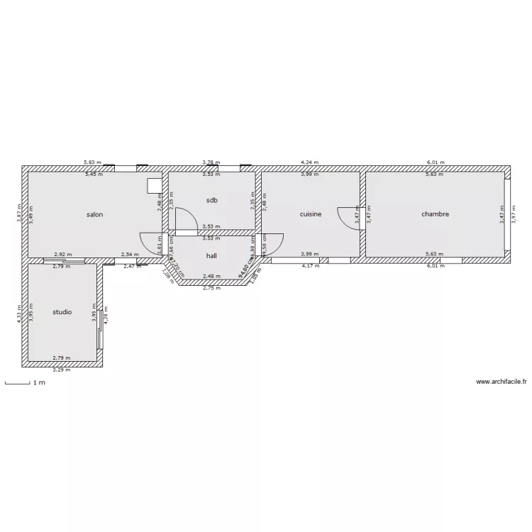 maison. Plan de 
