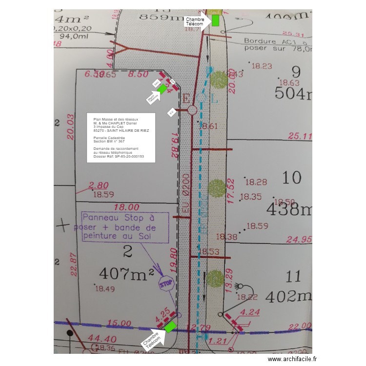 Plan demande Téléphone. Plan de 0 pièce et 0 m2