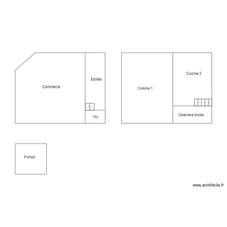 DOUARNENEZ KERZAREC. Plan de 
