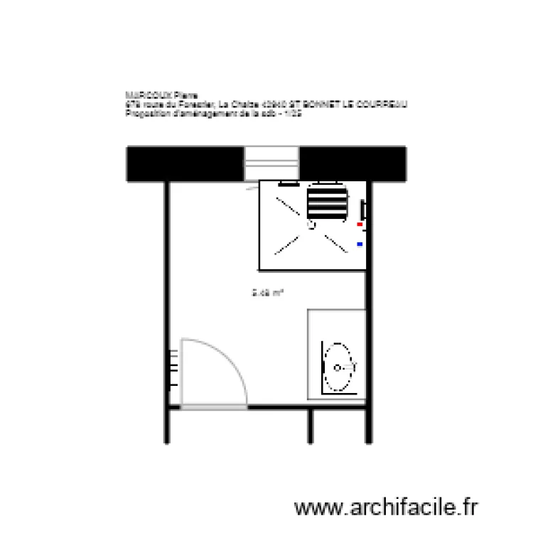plan MARCOUX St Bonnet le C. Plan de 
