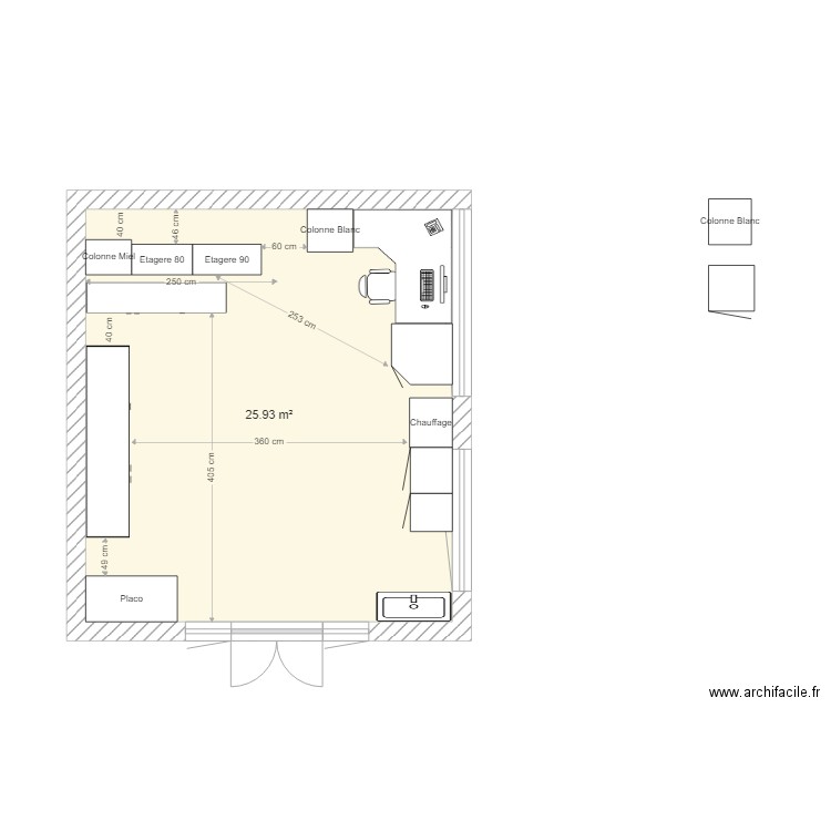 Dependance v3. Plan de 0 pièce et 0 m2