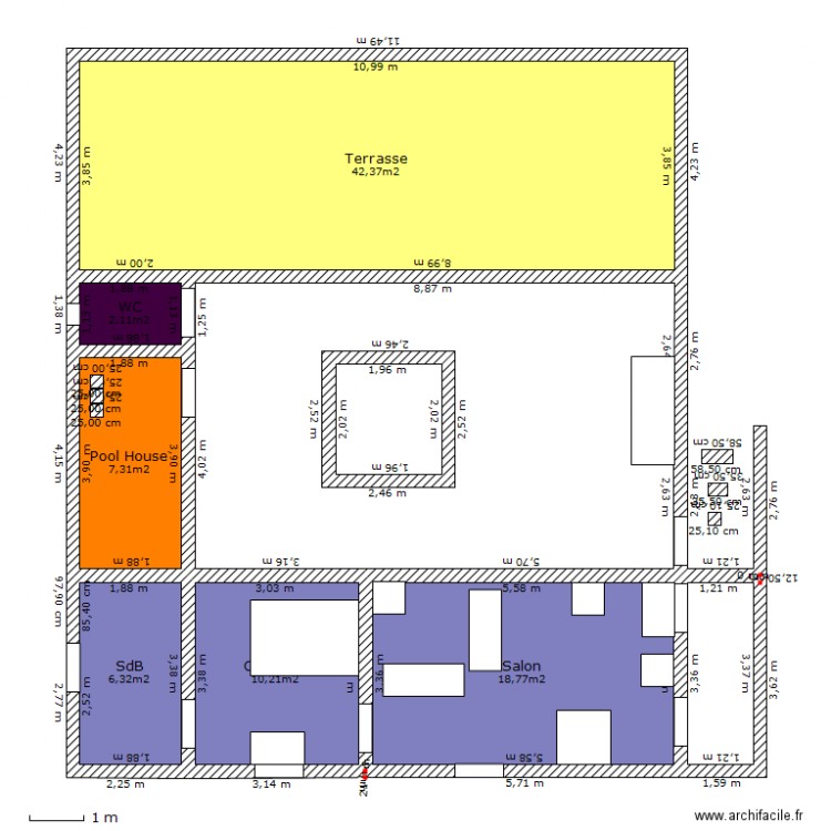 Terrasse maroc. Plan de 0 pièce et 0 m2