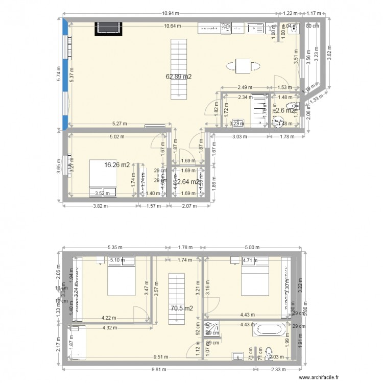 appart. Plan de 0 pièce et 0 m2