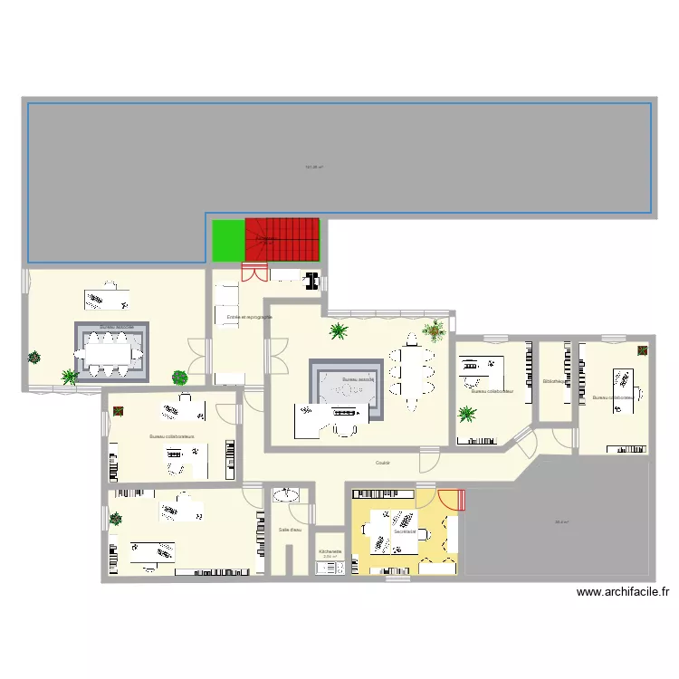 plan 2D cab. Plan de plan 2D cab. Plan de