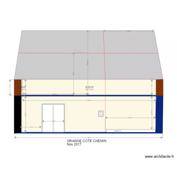 RENDIE GRANGE PROFIL V2 nov17. Plan de 