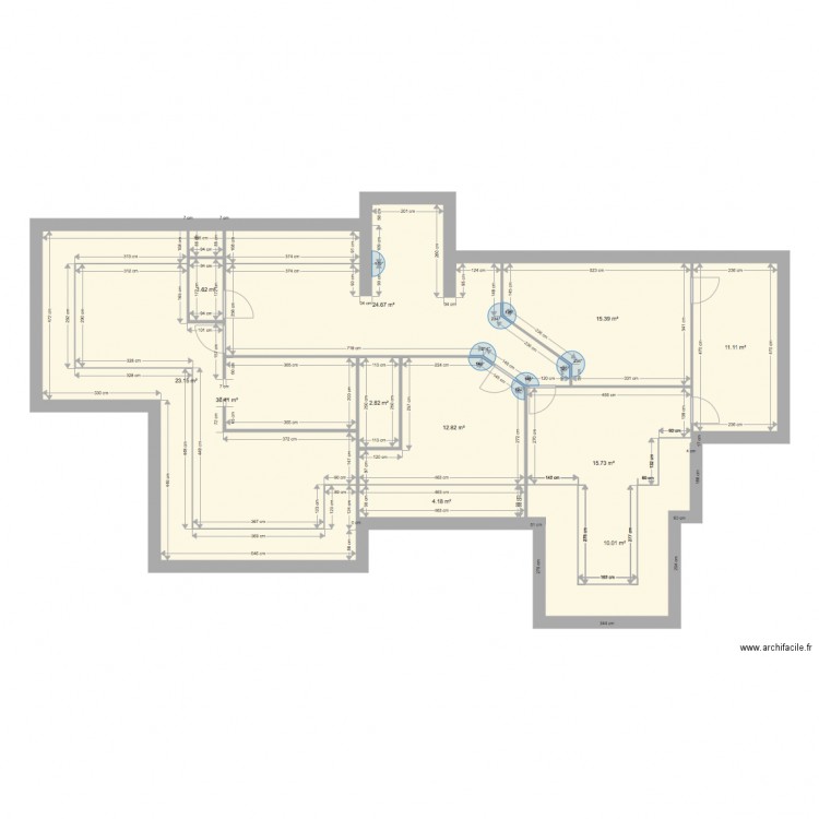 adeline etage v2. Plan de 0 pièce et 0 m2