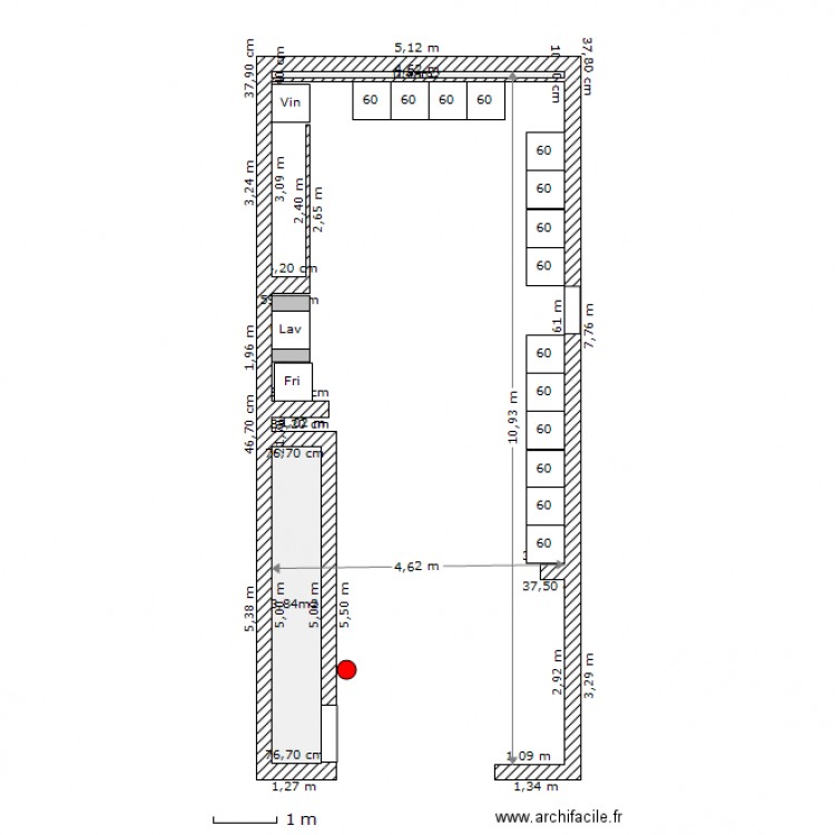 Garage. Plan de 0 pièce et 0 m2