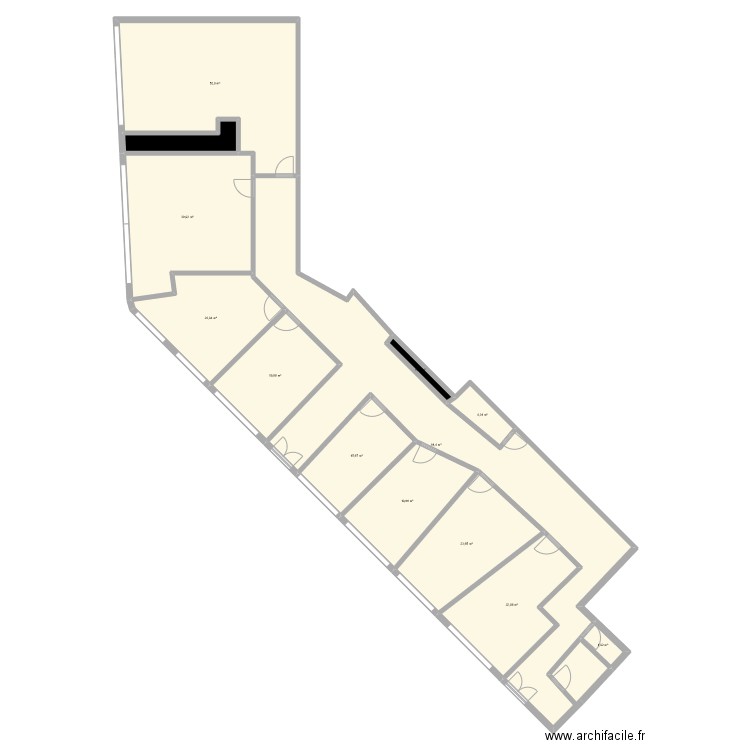 Bureau Anthony. Plan de 0 pièce et 0 m2