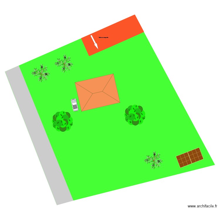 Plan de masse .. Plan de 0 pièce et 0 m2