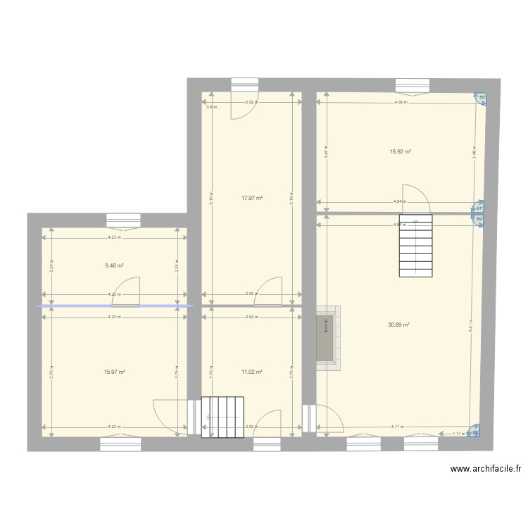 Maison reuillon. Plan de 0 pièce et 0 m2