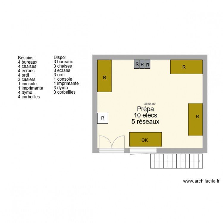 entrepotprepa2. Plan de 0 pièce et 0 m2