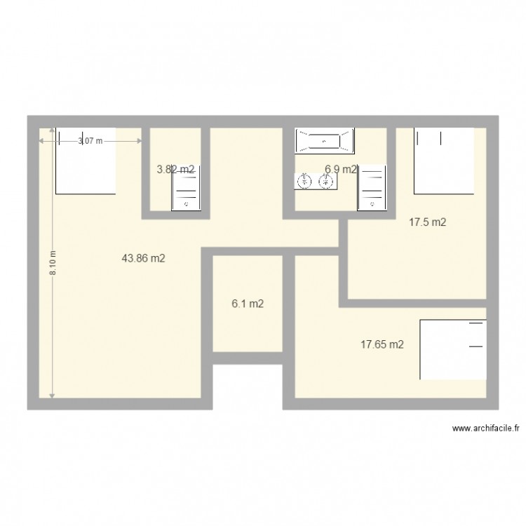 Projet haut 2. Plan de 0 pièce et 0 m2