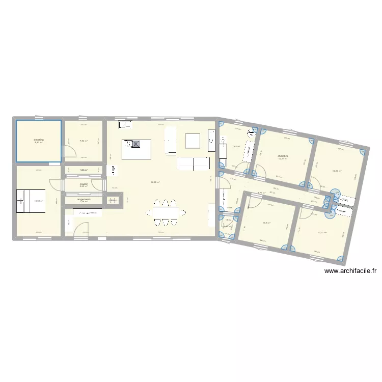 Maison de nos r&ecirc;ves. Plan de 