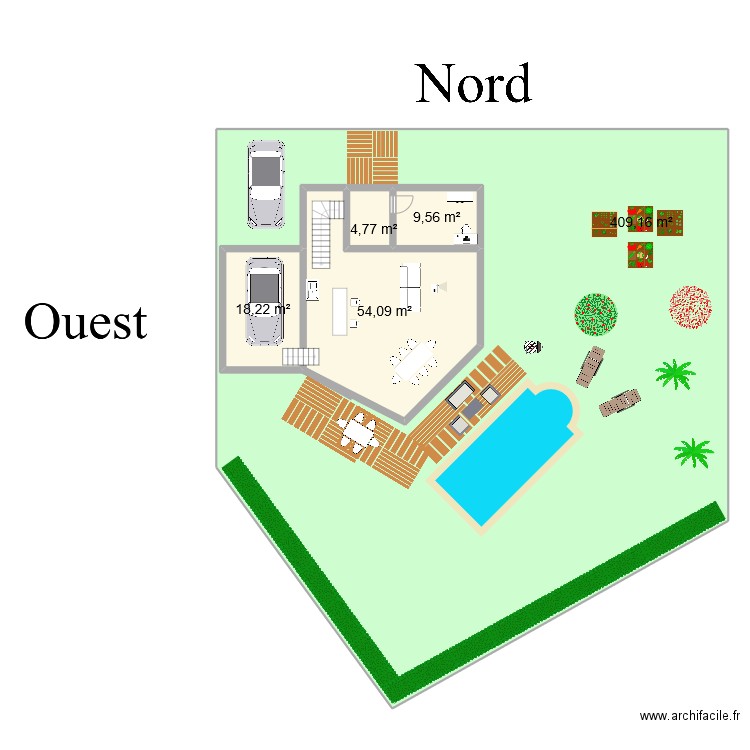 Essai Changé . Plan de 0 pièce et 0 m2