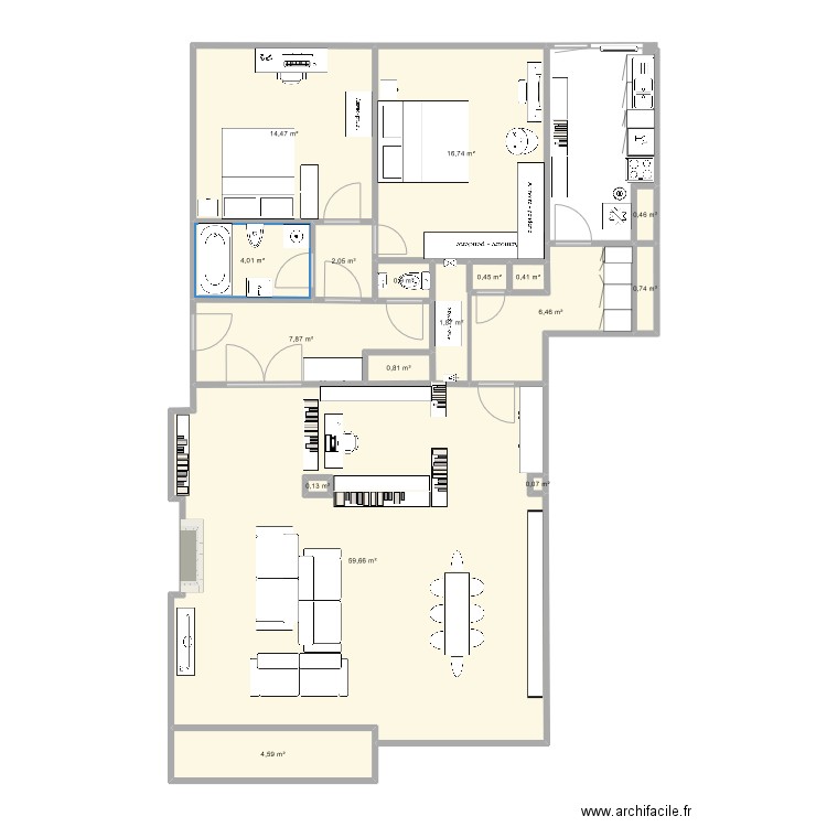 Plan aménagement 14. Plan de 0 pièce et 0 m2