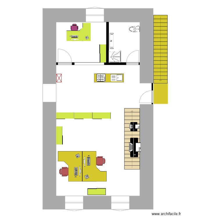 CCPN BUREAU. Plan de 0 pièce et 0 m2