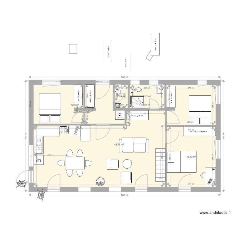 LTX Plan  3 . Plan de 0 pièce et 0 m2