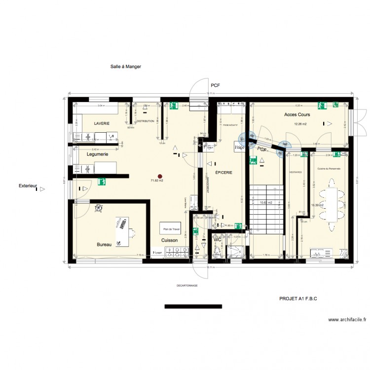 CUISINE BLAZAC projet. Plan de 0 pièce et 0 m2