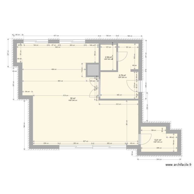 plans cours Jacques avec briques de parement v2. Plan de 0 pièce et 0 m2