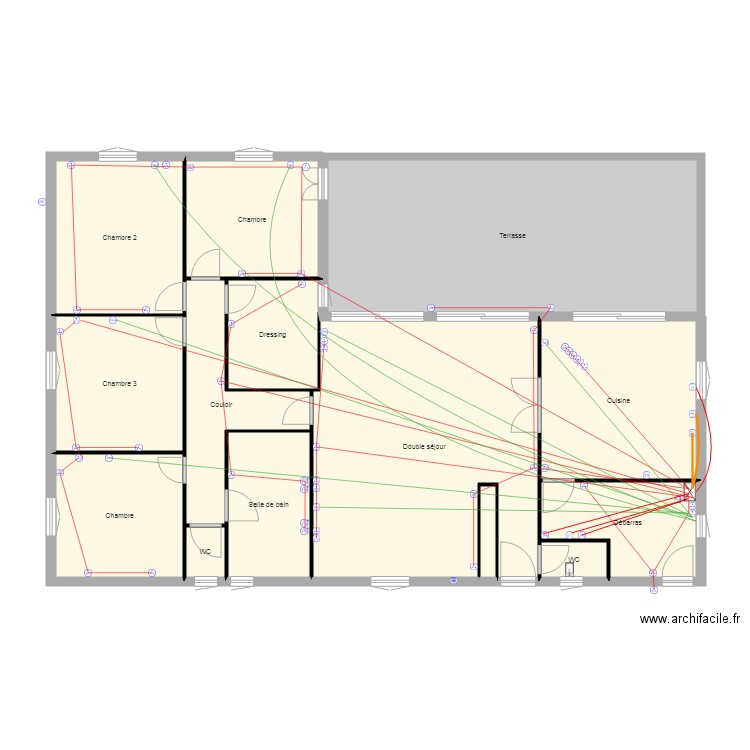 plan version 3 prise. Plan de 0 pièce et 0 m2