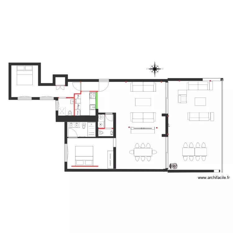 L&eacute;rina Meubles TAMI. Plan de 