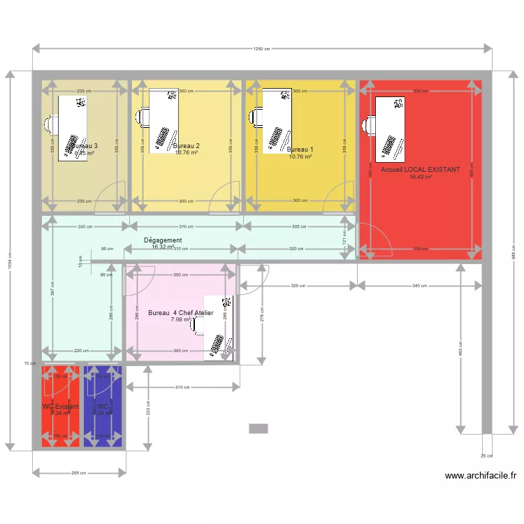 PLAN BUREAU GIORDANO. Plan de PLAN BUREAU GIORDANO. Plan de