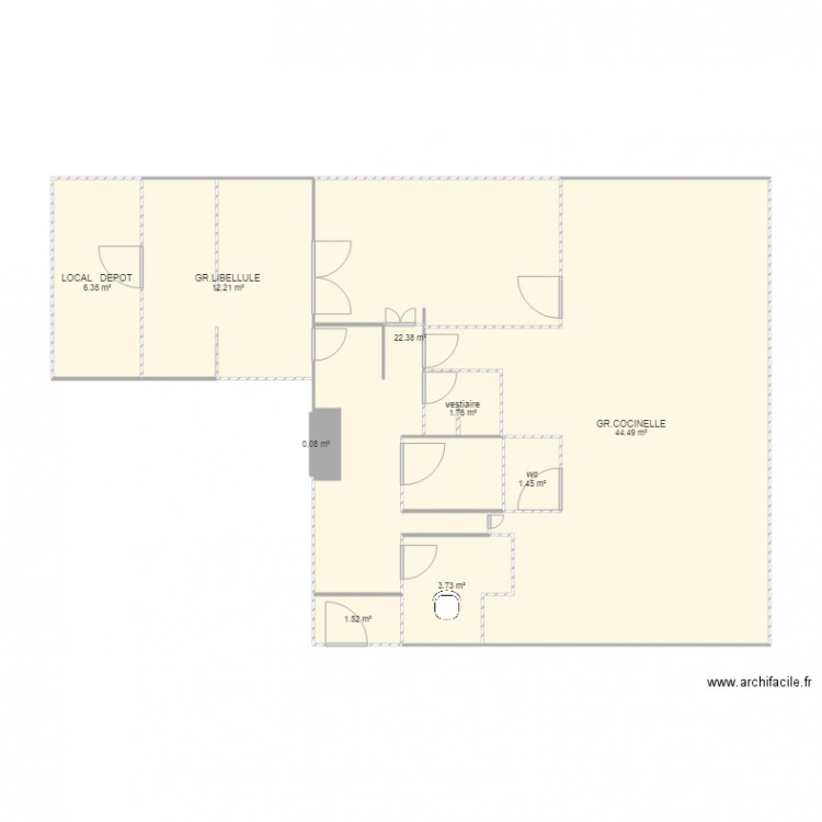 garderie etoile. Plan de 0 pièce et 0 m2