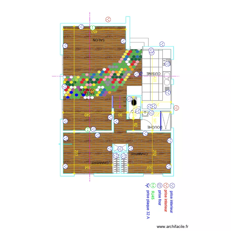 YERRES N1 PRISE. Plan de 