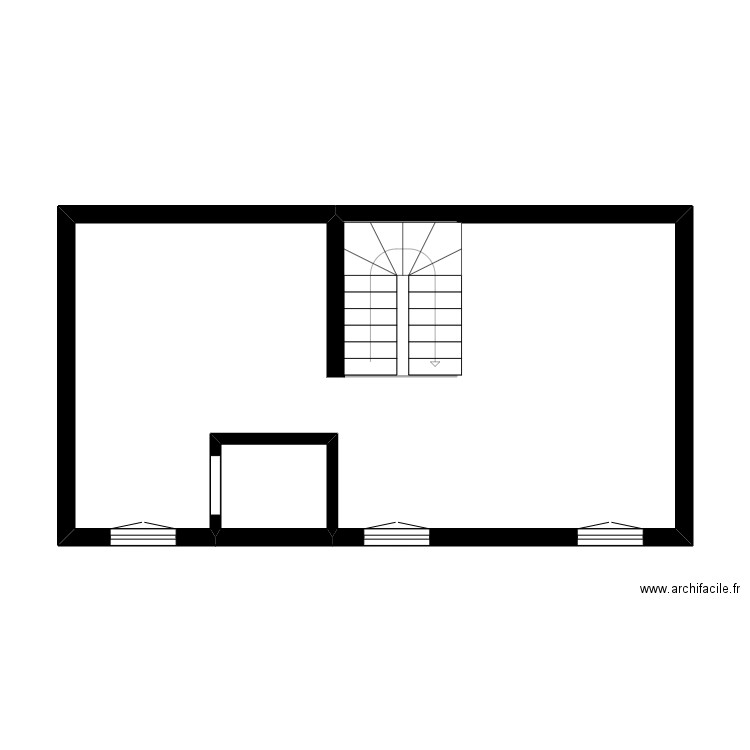 PAUPERT. Plan de 4 pièces et 68 m2