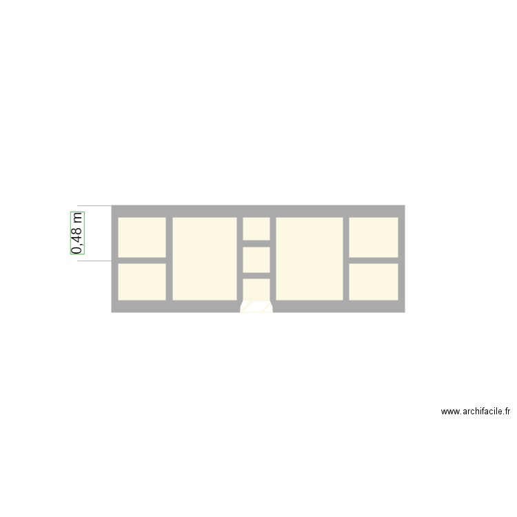  meuble salle de bain. Plan de 9 pièces et 2 m2