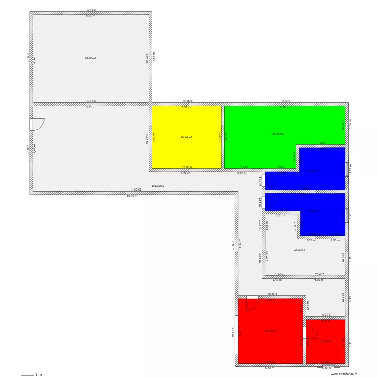maison. Plan de 