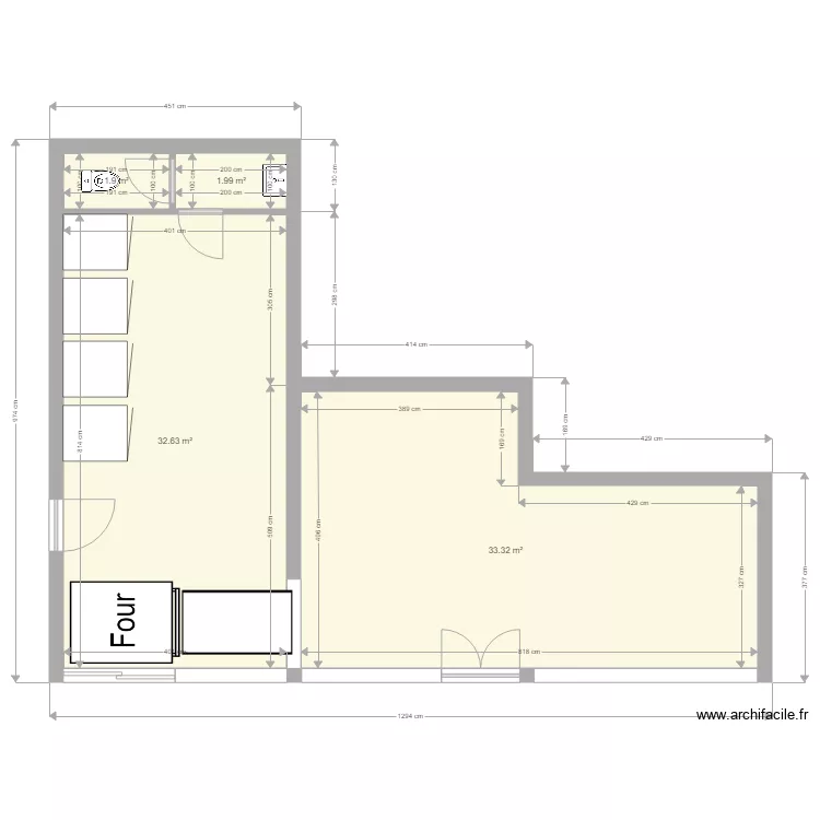 Rashid boulangerie2. Plan de Rashid boulangerie2. Plan de