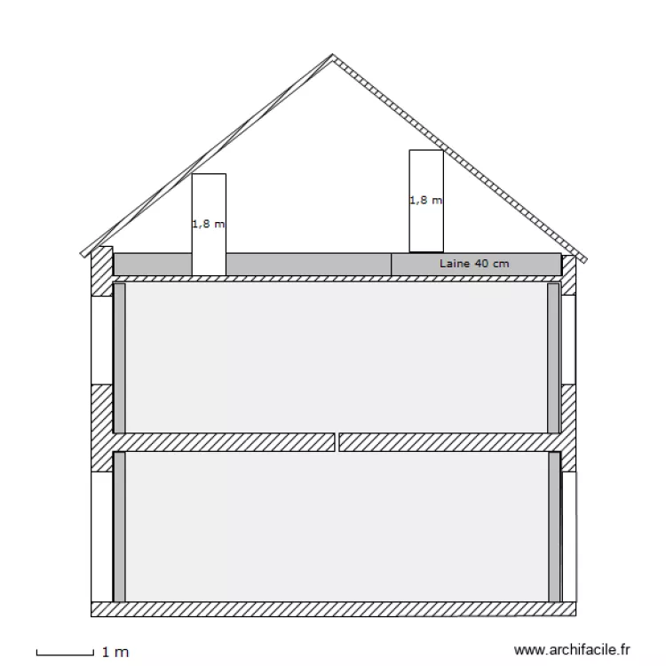 Coupe_vierge_isolant. Plan de Coupe_vierge_isolant. Plan de