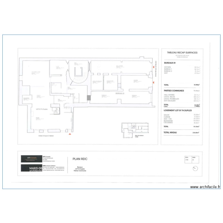 bacalan rdc . Plan de 0 pièce et 0 m2