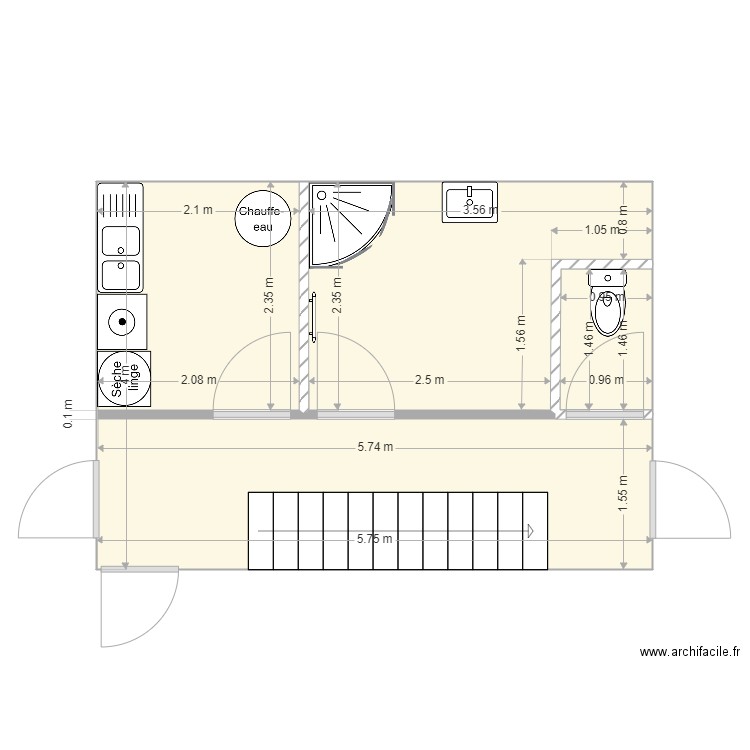 de bazin. Plan de 0 pièce et 0 m2