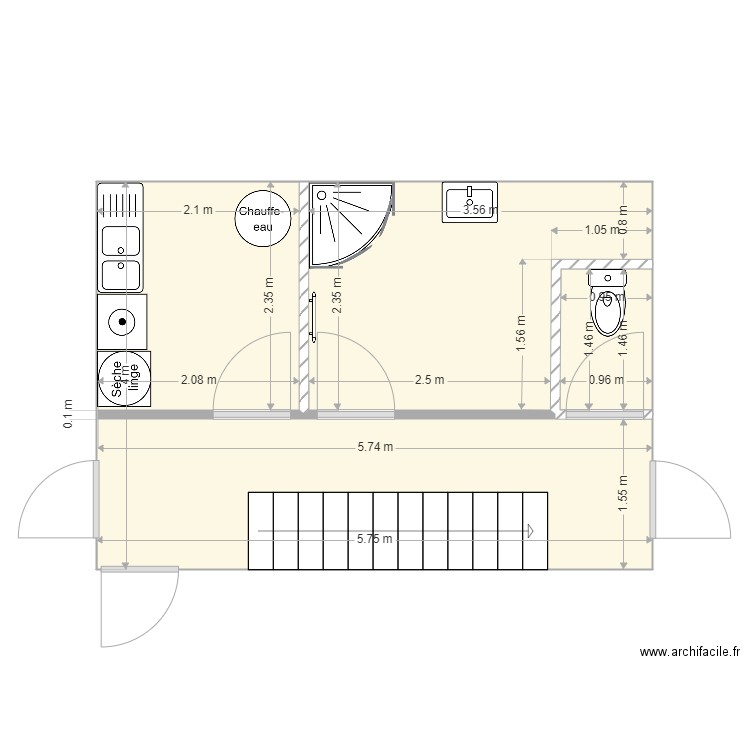 de bazin. Plan de 0 pièce et 0 m2