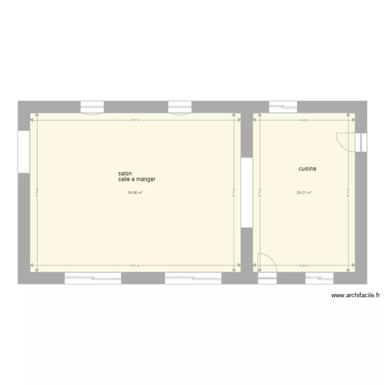 salon salle a manger cuisine cindy 2. Plan de salon salle a manger cuisine cindy 2. Plan de