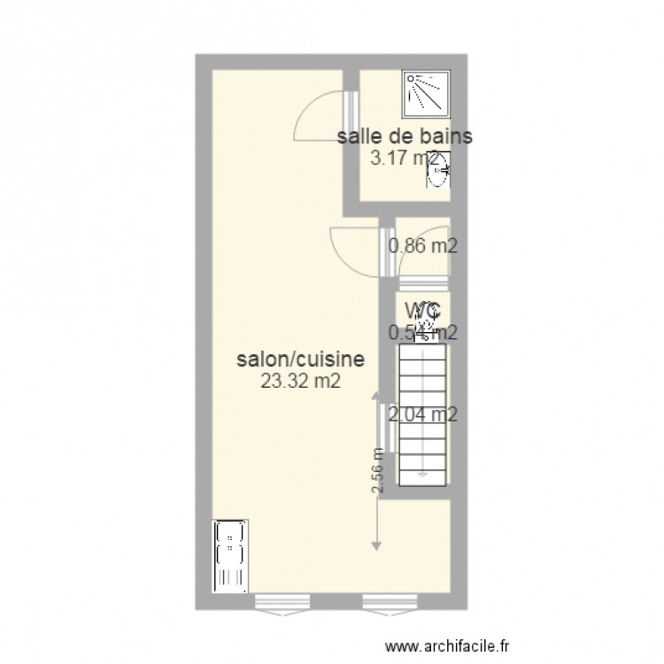 soubiran 1ER NEUF2. Plan de 0 pièce et 0 m2