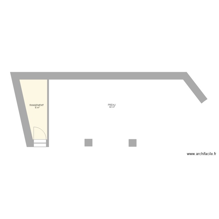 AU PARADIS PREAU MODIFICATION. Plan de 0 pièce et 0 m2