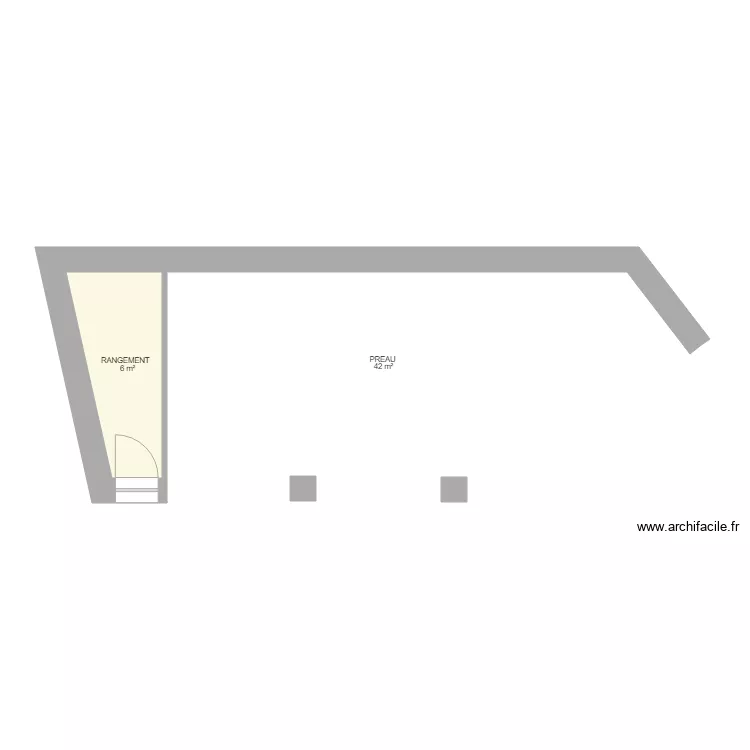 AU PARADIS PREAU MODIFICATION. Plan de 