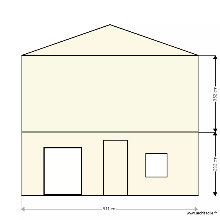 FACADE MARSON. Plan de 
