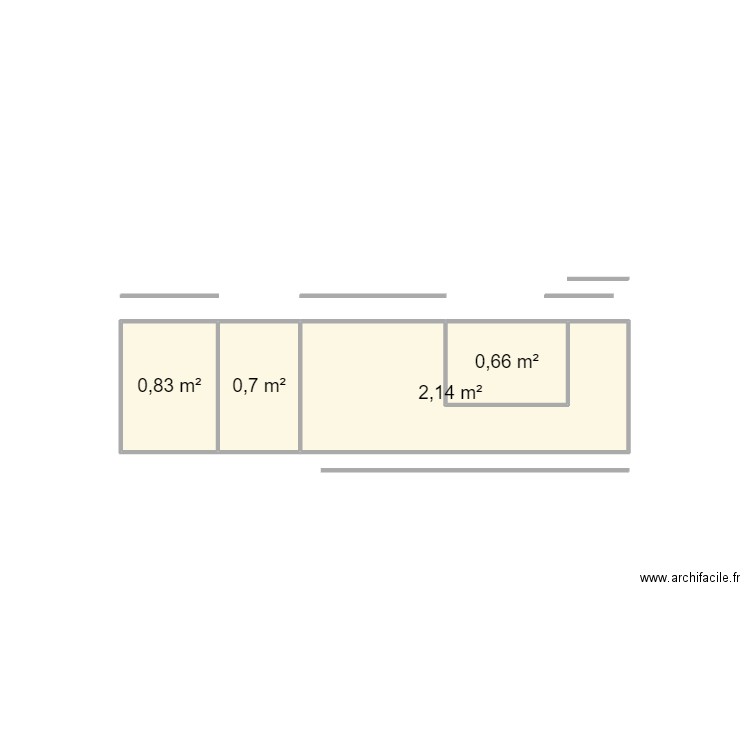 les clayes. Plan de 4 pièces et 4 m2