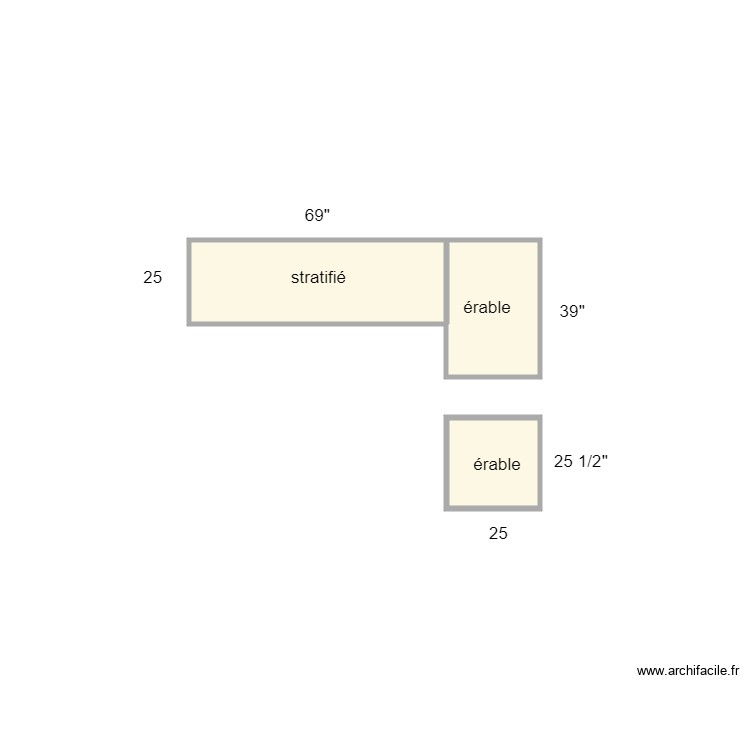 Comptoir 486 Ferland. Plan de 0 pièce et 0 m2