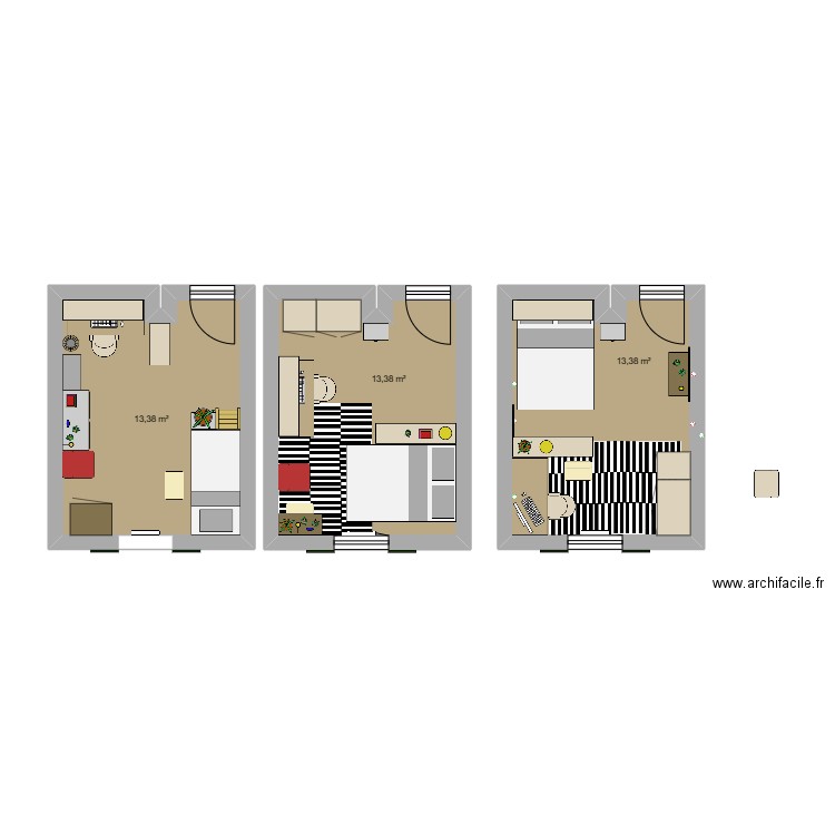 Chambre. Plan de 0 pièce et 0 m2