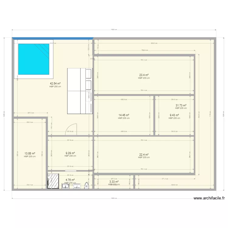 projet villa en dur modif. Plan de 