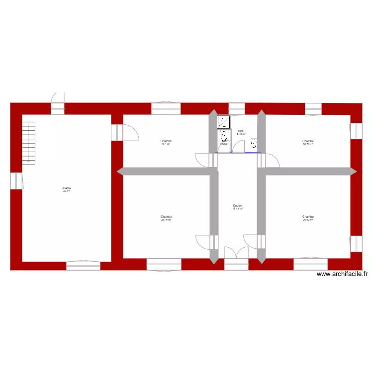 LTN Maison existant OK. Plan de LTN Maison existant OK. Plan de