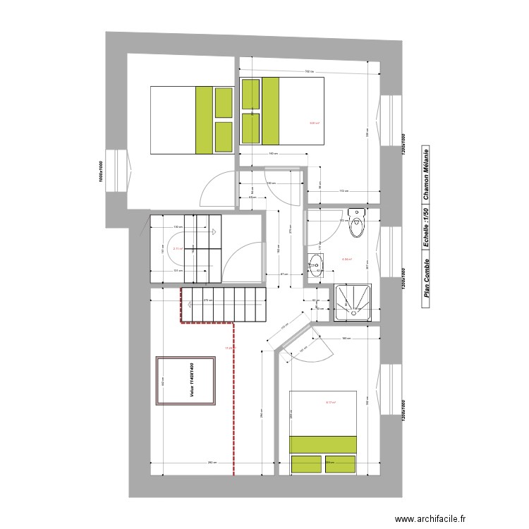 chamon. Plan de 0 pièce et 0 m2