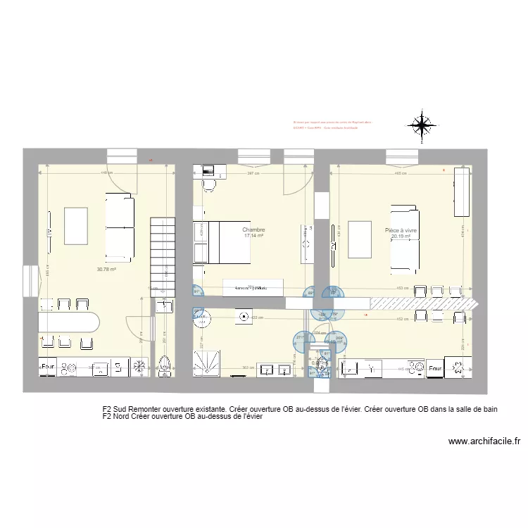 20200920 MAISON DE FERME F2 RDC. Plan de 20200920 MAISON DE FERME F2 RDC. Plan de