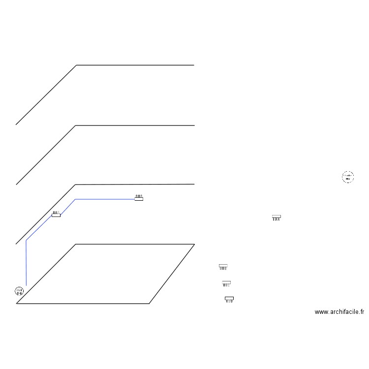 Plomberie. Plan de 0 pièce et 0 m2