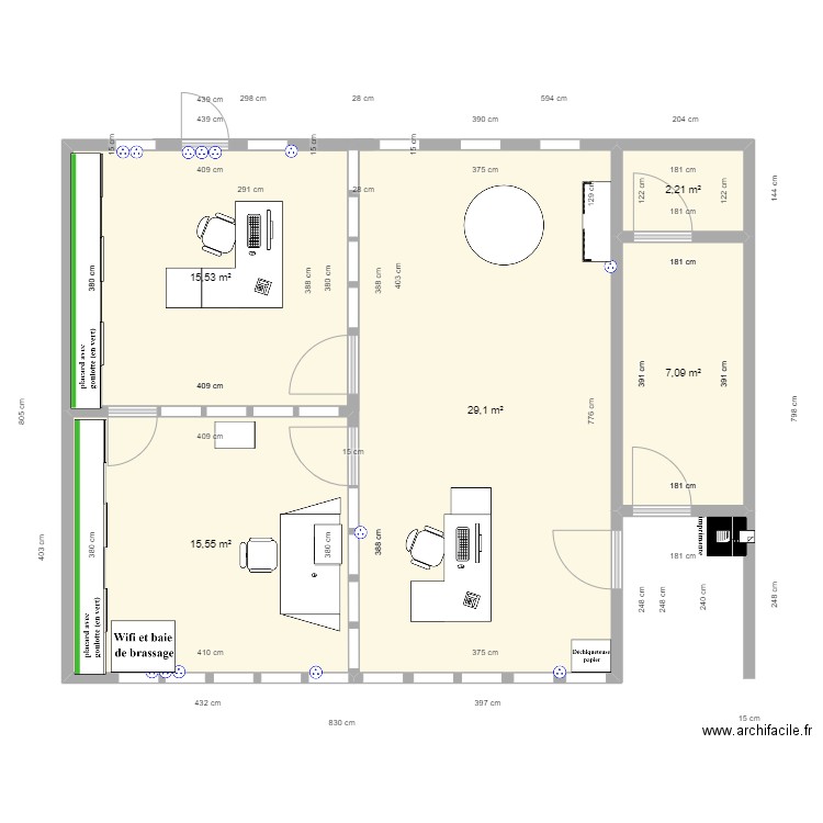 Local ARSUD SLV étage. Plan de 0 pièce et 0 m2